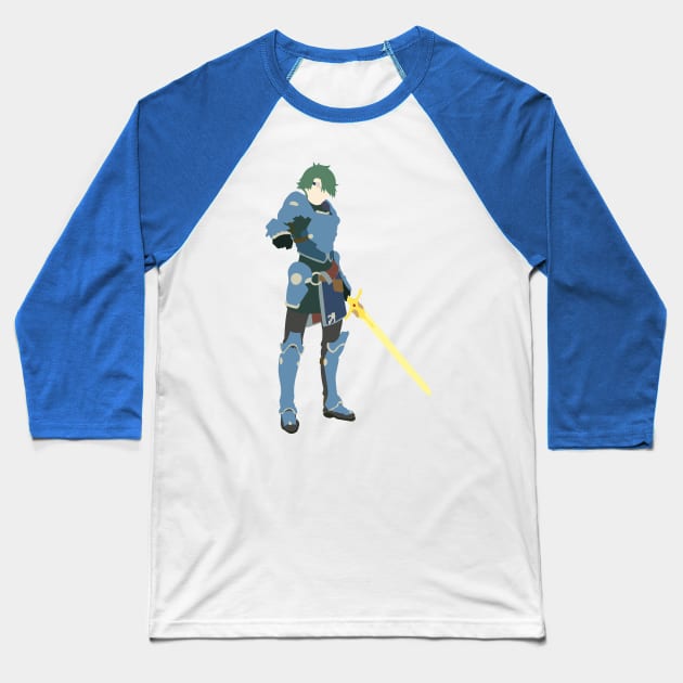 Minimalist Alm Baseball T-Shirt by Blitzitron25